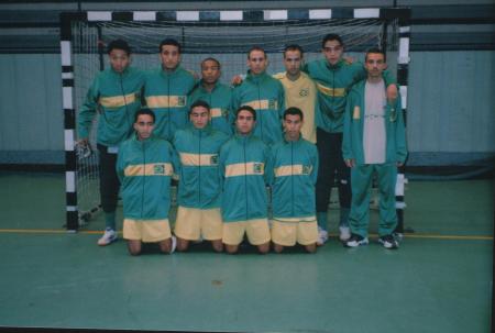 l'equipe partcipante au championat national futsal a rabat
