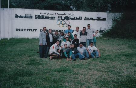 devant l'institut de sports moulay rachid a rabat