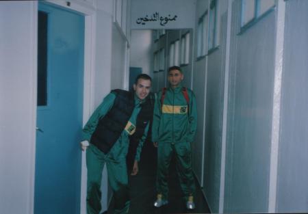 mostafa a droit et abderahim a gauche